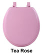 Park Avenue Collection Fantasia 17 Inch Tea Rose Soft Standard Vinyl Toilet Seat