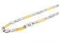 Ben and Jonah Stainless Steel Two-Tone Men's Greek Key Designed Link Necklace 23.5 inch  (60cm)