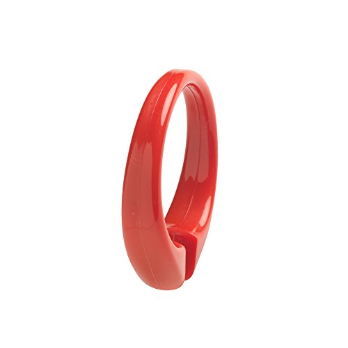 Park Avenue Deluxe Collection Park Avenue Deluxe Collection  inch Snap inch  Plastic Shower Curtain Hooks in Red