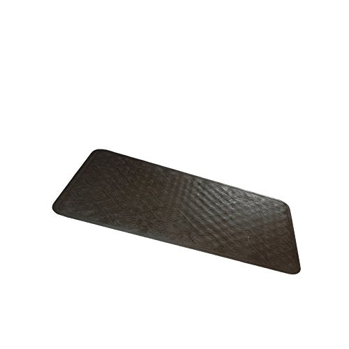 Park Avenue Deluxe Collection Park Avenue Deluxe Collection Medium (16'' x 28'') Slip-Resistant Rubber Bath Tub Mat in Brown