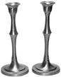 Ultimate Judaica Candlestick Pewter 7.5 inch H