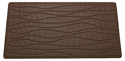 Royal Bath Slip Resistant Rubber Bath Mat (18 inch  x 36 inch ) - Brown
