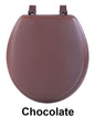 Park Avenue Collection Fantasia 17 Inch Chocolate Soft Standard Vinyl Toilet Seat