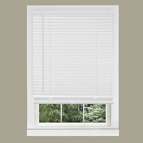 Park Avenue Collection Cordless GII Morningstar 1 inch  Mini Blind 36x64 - Pearl White
