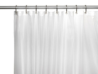 Royal Bath Extra Long and Heavy 10 Gauge PEVA Non-Toxic Shower Curtain Liner with Metal Grommets (72 inch  x 84 inch ) - Super Clear