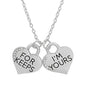 Lady's Metallic Alloy 'I'M Yours For Keeps' Heart Pendants with Swarovski Elements