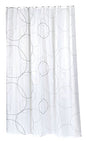 BenandJonah Collection Fabric Extra Long Shower Curtain 70 x 84 inch  Bubbles