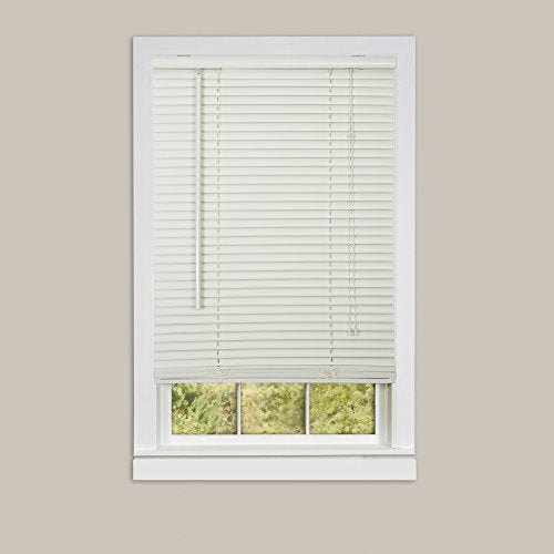 Ben&Jonah Collection Deluxe Sundown 1 inch  Room Darkening Mini Blind 43x64 - Alabaster