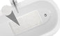 Park Avenue Deluxe Collection Park Avenue Deluxe Collection Grass Look Vinyl Bath Tub Mat Size 14 inch  x 26 inch  in White