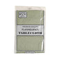 Park Avenue Deluxe Collection 52'' x 70'' Vinyl Tablecloth with Polyester Flannel Backing in Sage