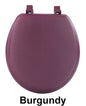Park Avenue Collection Fantasia 17 Inch Burgundy Soft Standard Vinyl Toilet Seat