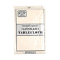 Park Avenue Deluxe Collection Park Avenue Deluxe Collection 52'' x 70'' Vinyl Tablecloth with Polyester Flannel Backing in Ivory