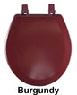 Park Avenue Collection Fantasia 17 Inch Burgundy Standard Wood Toilet Seat