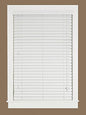 Park Avenue Collection Madera Falsa 2 inch  Faux Wood Plantation Blind 39x64 - White