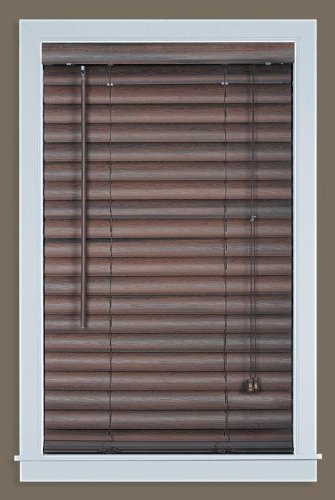 Park Avenue Collection Luna 2 inch  Vinyl Venetian Blind with 2 in. Valance 33x64 - Mahogany