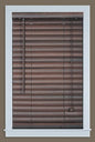 Park Avenue Collection Luna 2 inch  Vinyl Venetian Blind with 2 in. Valance 33x64 - Mahogany