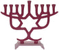 Lamp Lighters Ultimate Judaica Menorah Star 2 Tone Pink 8.5 inch  H
