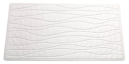Royal Bath Slip Resistant Rubber Bath Mat (18 inch  x 36 inch ) - White