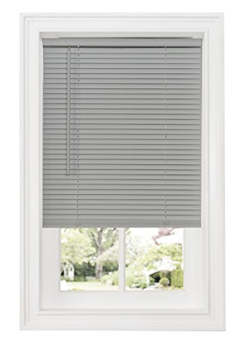 Ben&Jonah Collection Cordless GII Deluxe Sundown 1 inch  Room Darkening Mini Blind 30x64 - Grey