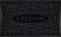 Park Avenue Collection Welcome Mat 18x30 Swirl - Black