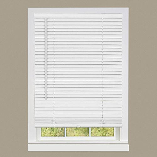 Ben&Jonah Collection Cordless GII Deluxe Sundown 1 inch  Room Darkening Mini Blind 29x64 - Pearl White