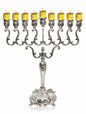 Lamp Lighters Ultimate Judaica Menorah Silver Plated 20 inch 