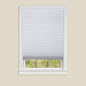 The Nomad Collection White Vinyl Room Darkening Temporary Pleated Shades (48 inch  x 75 inch ) - Set of 20