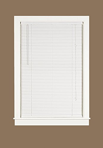 Midnight Collection Set of 4 1-Inch Room Darkening White Mini Blinds (32 1 inch  x 64 inch )