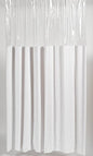 Royal Bath Extra Heavy 10 Gauge Stall Sized Window Vinyl Shower Curtain Liner with Metal Grommets (54 inch  x 78 inch )