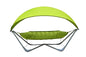 Patio Bliss DELUXE GONDOLA HAMMOCK W/ CANOPY- GREEN - Green