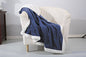 Ben&Jonah Designer Plush Mermaid Sherpa Throw Blanket (50 inch  x 60 inch ) - Royal Blue