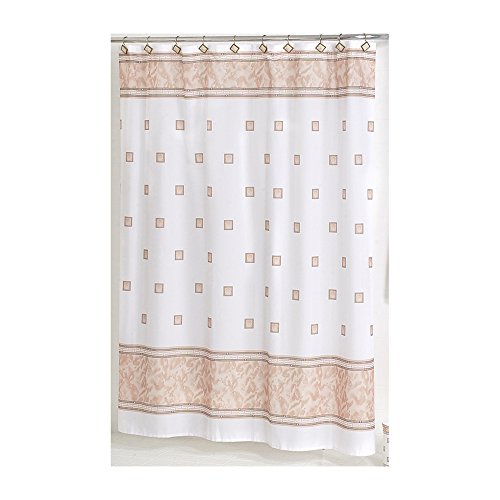 Park Avenue Deluxe Collection Park Avenue Deluxe Collection  inch Windsor inch  Fabric Shower Curtain in Ivory