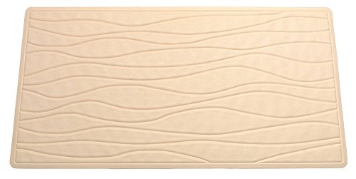 Royal Bath Slip Resistant Rubber Bath Mat (18 inch  x 36 inch ) - Bone