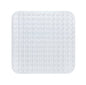 Park Avenue Deluxe Collection Park Avenue Deluxe Collection Stall Size inch Bubble inch  Look Vinyl Bath Mat in white.