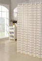 Royal Bath Capri Faux Linen Shower Curtain /Ivory