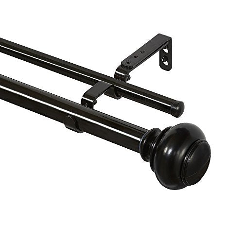 Ben&Jonah Collection Buono II Decorative Double Rod & Finial Brenner 72-144