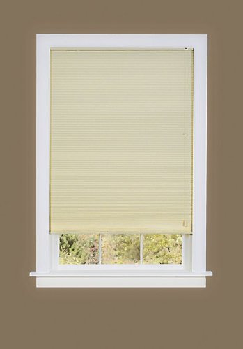 Park Avenue Collection Honeycomb Cellular Pleated Shade 29x64 - Alabaster