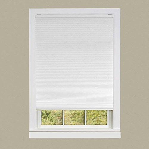 Park Avenue Collection Cordless Honeycomb Cellular Pleated Shade 30x64 - White
