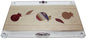 Ultimate Judaica Challah Tray On Legs Pomegranate - Purple - 15 inch W X 10 inch L