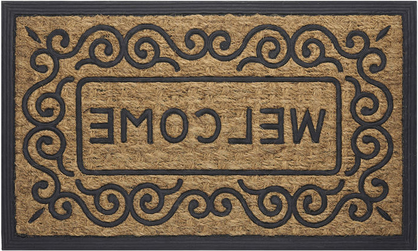 Traditional Elegance Coco Mat Scrolls  - 18x30