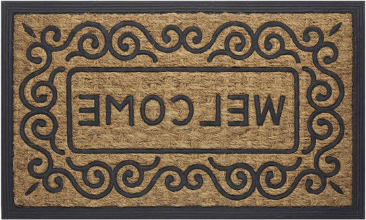 Traditional Elegance Coco Mat Scrolls  - 18x30