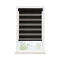 Traditional Elegance Cordless Sublime Room Darkening Double Layered Shade 43x72 - Black