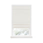 Traditional Elegance Cordless Blackout Roman Layered WIndow Shade 36X64 Ivory