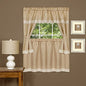 Park Avenue Collection Harwood Embellished Cottage Set 58x24 Tier Pair/ 58x36 Topper