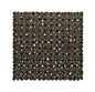 Park Avenue Deluxe Collection Park Avenue Deluxe Collection Stall Size inch Pebbles inch  Vinyl Bath Mat in natural / black.