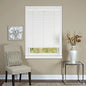 Plantation Collection Cordless Vinyl Venetian 2-Inch Mini Blind - White - 36 inch  x 64 inch  (Actual Measurement 35.5 inch  x 64 inch )