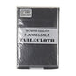 Park Avenue Deluxe Collection Park Avenue Deluxe Collection 52'' x 90'' Vinyl Tablecloth with Polyester Flannel Backing in Black