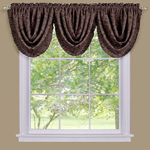 Ben&Jonah Collection Sutton Waterfall Valance - Brown