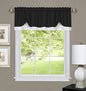 Ben&Jonah Collection Darcy Window Curtain Valance 58x14- Black/White