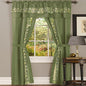 Ben&Jonah Collection Fairfield 5 Piece Window Curtain Set - 55x84 - Sage